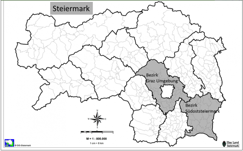 Steiermark-Karte